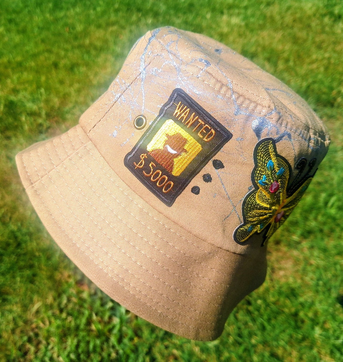 "Golden Butterfly" Bucket Hat