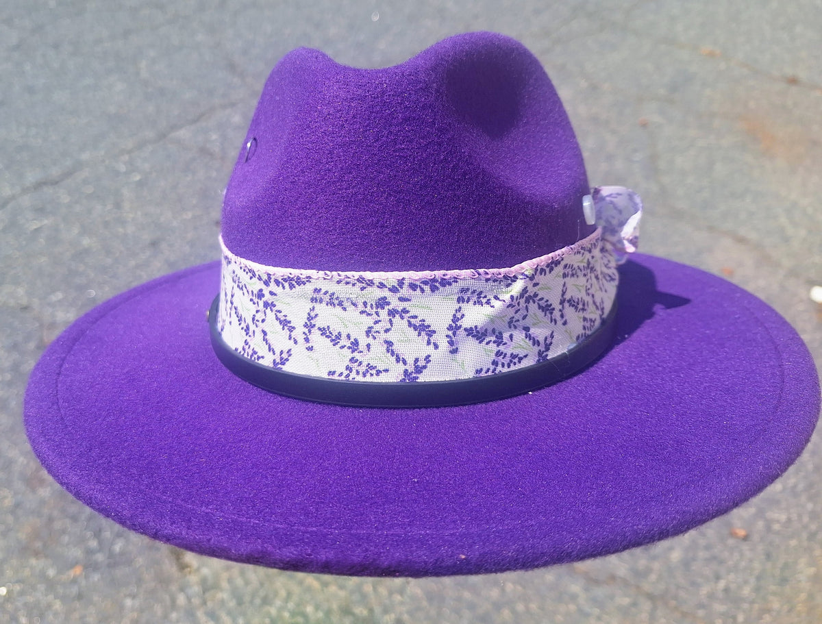 "Purple Flower" Hat