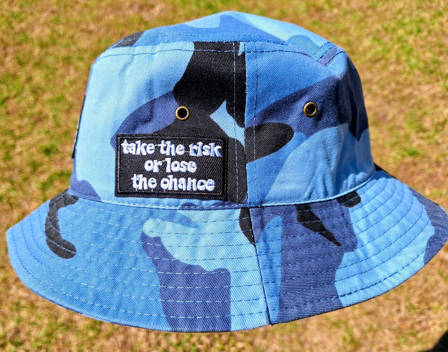 "Blue Camo" Bucket Hat