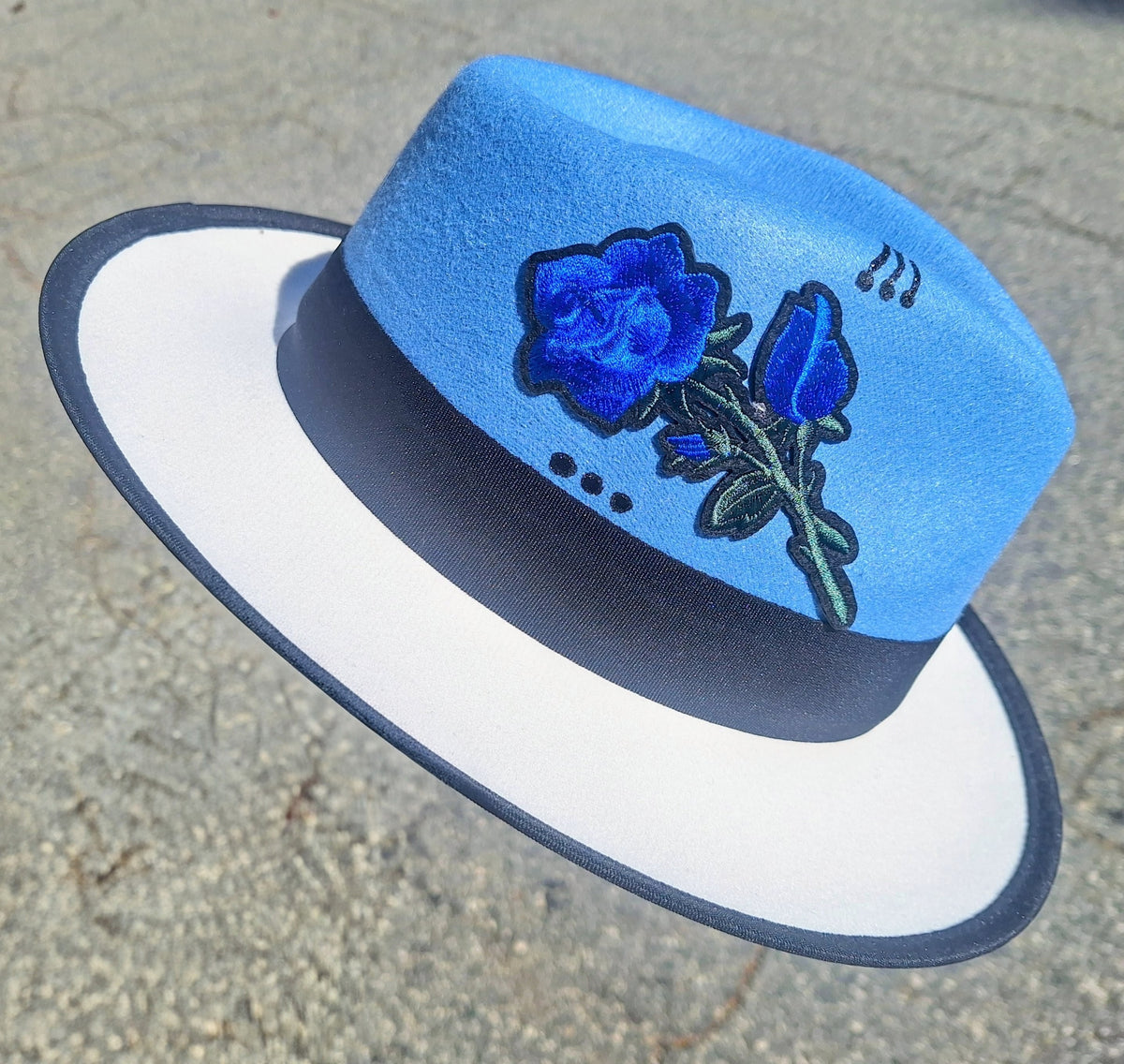 "Blue Rose" Hat