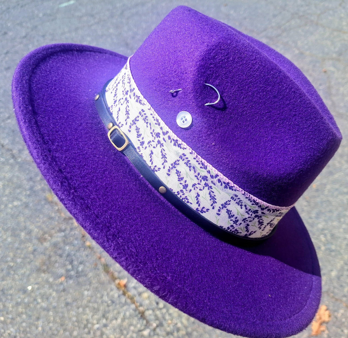 "Purple Flower" Hat