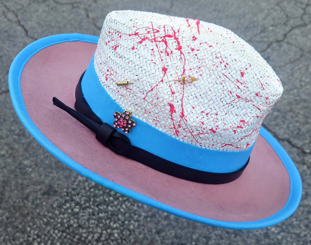 "Smooth Pink" Straw Hat