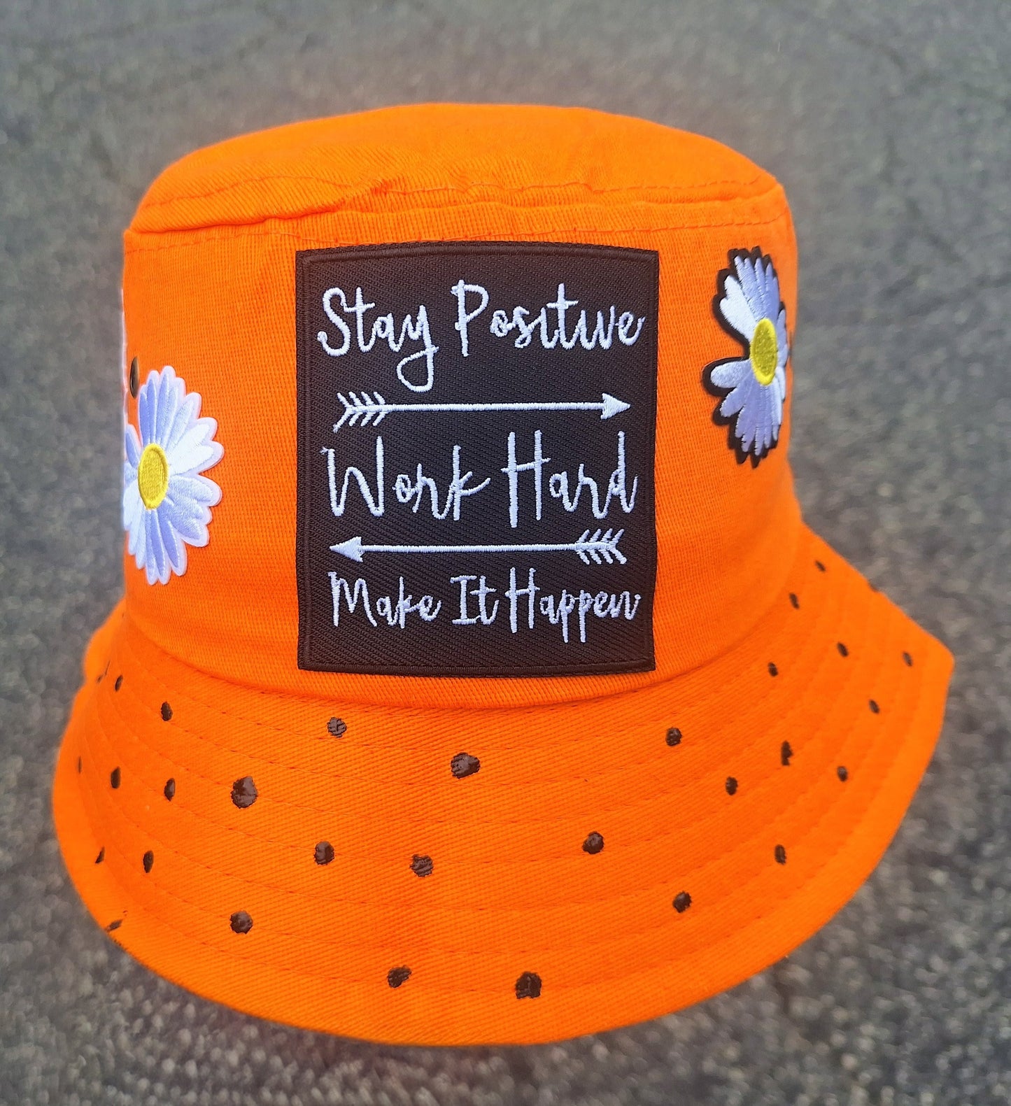 "Stay Positive" Bucket Hat