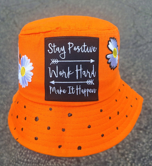 "Stay Positive" Bucket Hat