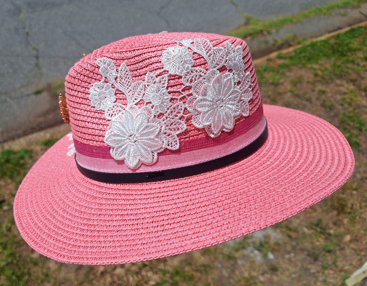 "Pink Lady Lace" Hat