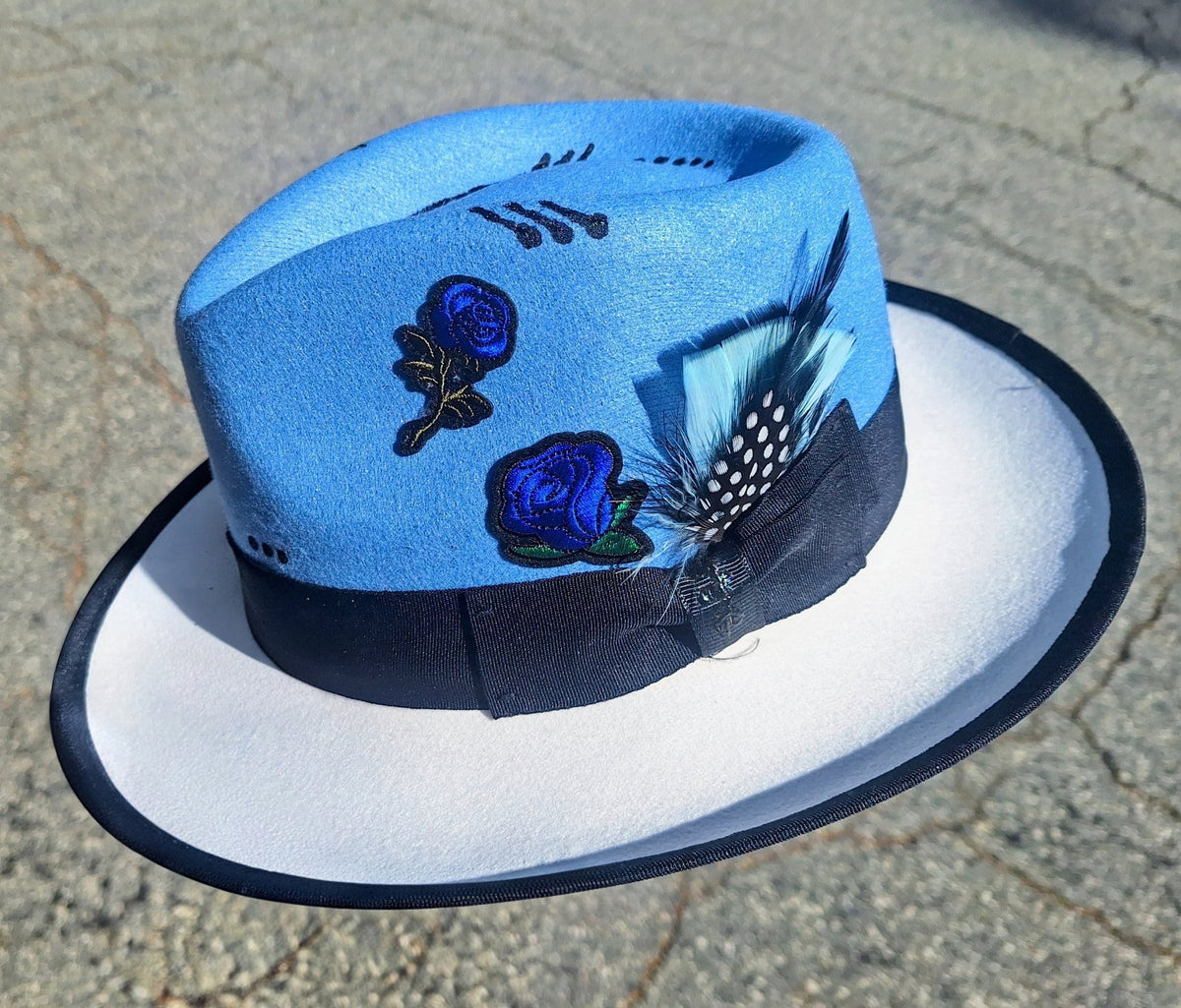 "Blue Rose" Hat
