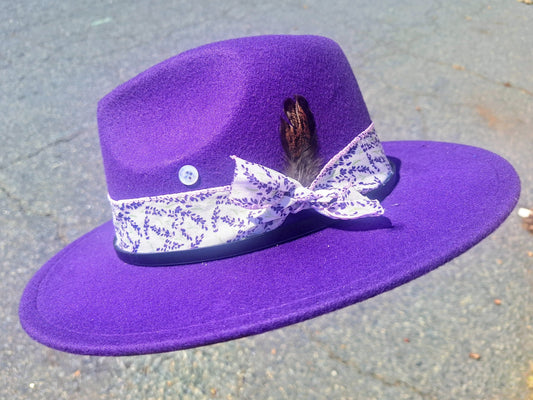 "Purple Flower" Hat