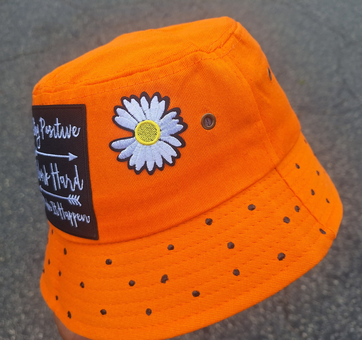 "Stay Positive" Bucket Hat