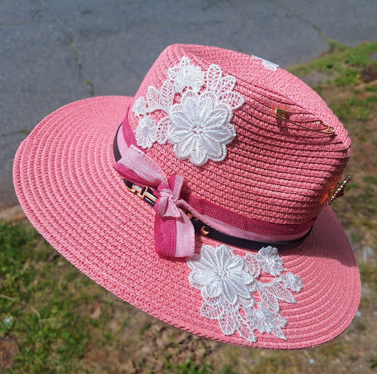 "Pink Lady Lace" Hat