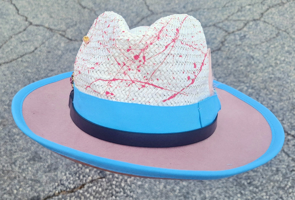 "Smooth Pink" Straw Hat