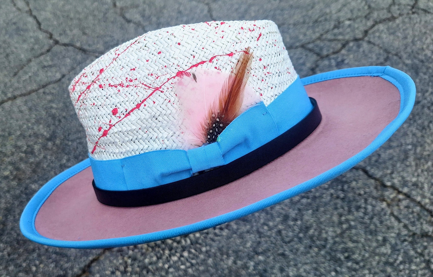 "Smooth Pink" Straw Hat